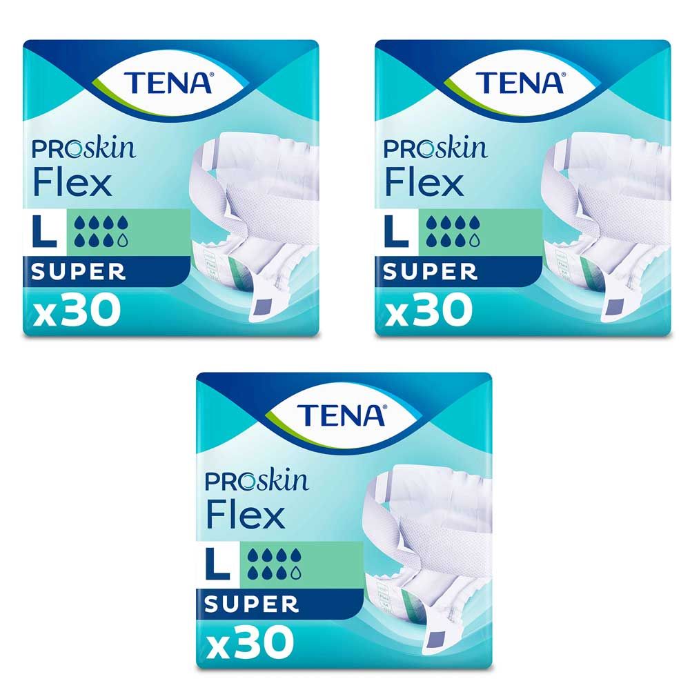 TENA\u0020Proskin\u0020Flex\u0020Super\u0020Slips\u0020\u002D\u0020Large\u0020\u002D\u0020Case\u0020Saver\u0020\u002D\u00203\u0020Packs\u0020of\u002030