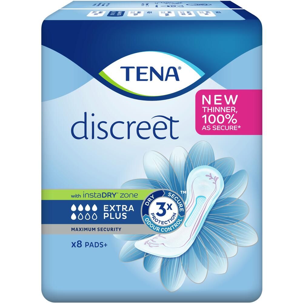 TENA\u0020Discreet\u0020Extra\u0020Plus\u0020Pads\u0020\u002D\u0020Case\u0020Saver\u0020\u002D\u00206\u0020Packs\u0020of\u00208