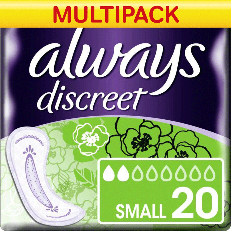 Always\u0020Discreet\u0020Pads\u0020\u002D\u0020Small\u0020\u002D\u0020Case\u0020Saver\u0020\u002D\u00204\u0020Packs\u0020of\u002020