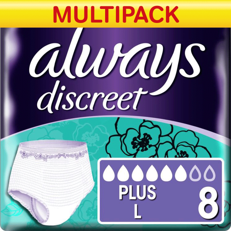 Always\u0020Discreet\u0020Pants\u0020Plus\u0020\u002D\u0020Large\u0020\u002D\u0020Case\u0020Saver\u0020\u002D\u00202\u0020Packs\u0020of\u00208
