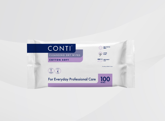 Conti\u0020Cotton\u0020Soft\u0020Large\u0020Skin\u0020Cleansing\u0020Dry\u0020Wipes\u0020\u002D\u0020100\u0020Pack