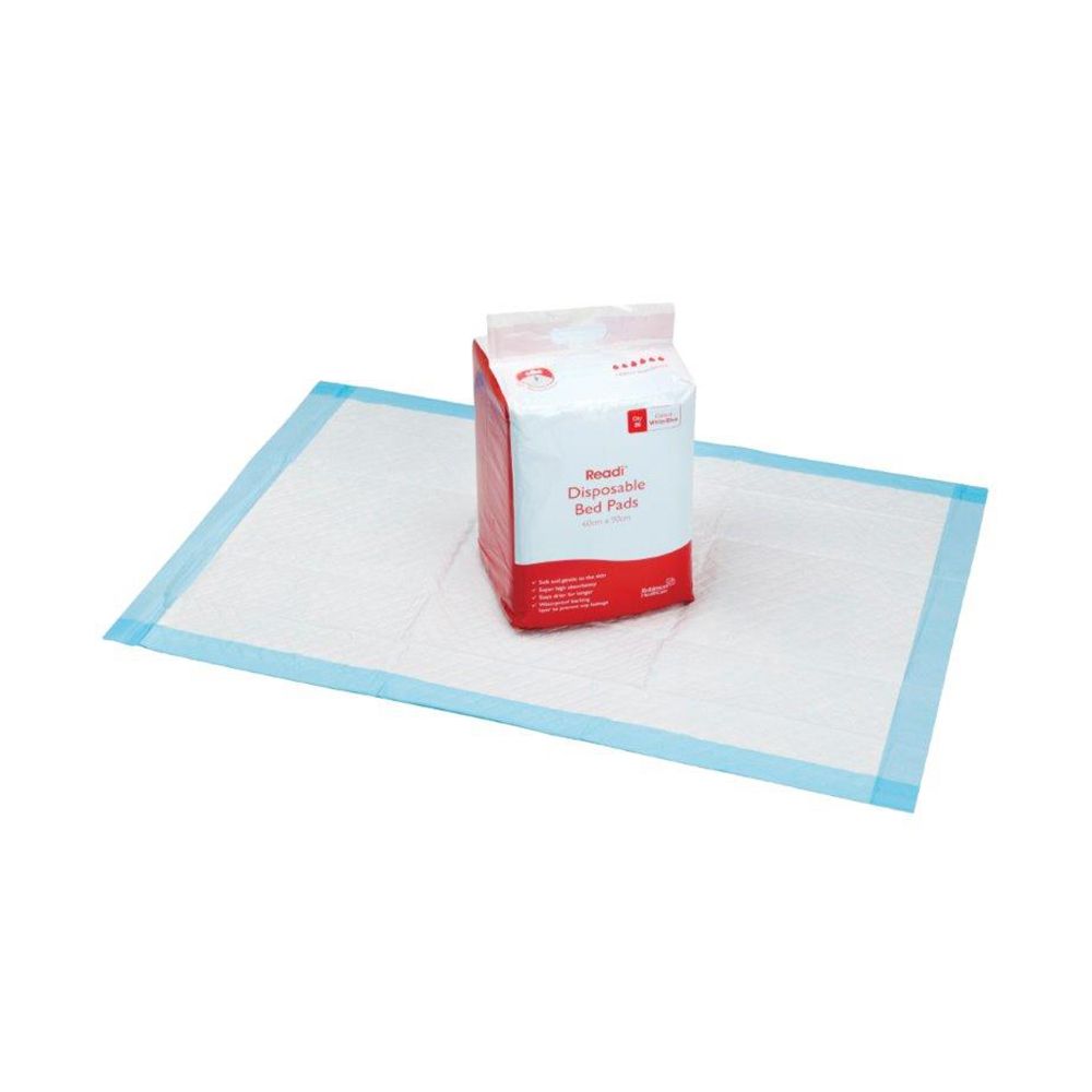 Readi\u0020Disposable\u0020Bed\u0020Pads\u0020\u007C\u002022x22in\u0020\u007C\u0020Pack\u0020of\u002025