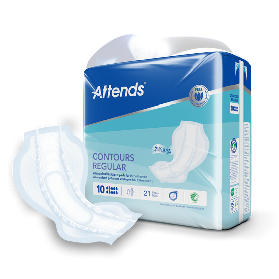 Attends\u0020Contours\u0020Regular\u002010\u0020Pads\u0020\u002D\u002021\u0020Pack