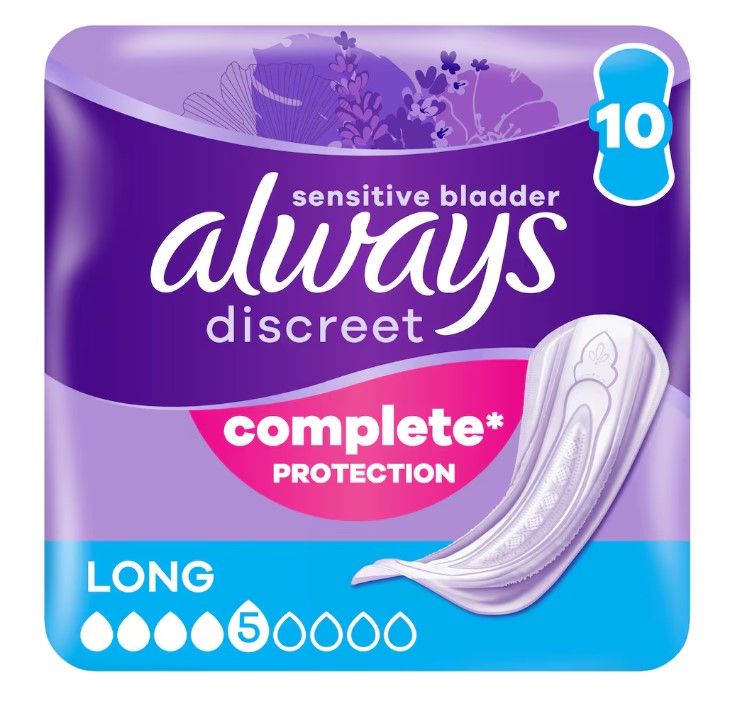 Always\u0020Discreet\u0020Pads\u0020Long\u0020\u002D\u0020Case\u0020Saver\u0020\u002D\u00204\u0020Packs\u0020of\u002010