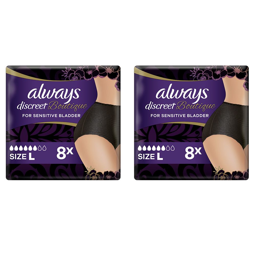 Always\u0020Discreet\u0020Boutique\u0020Pants\u0020Plus\u0020\u002D\u0020Large\u0020\u002D\u0020Black\u0020\u002D\u0020Case\u0020Saver\u0020\u002D\u00202\u0020Packs\u0020of\u00208