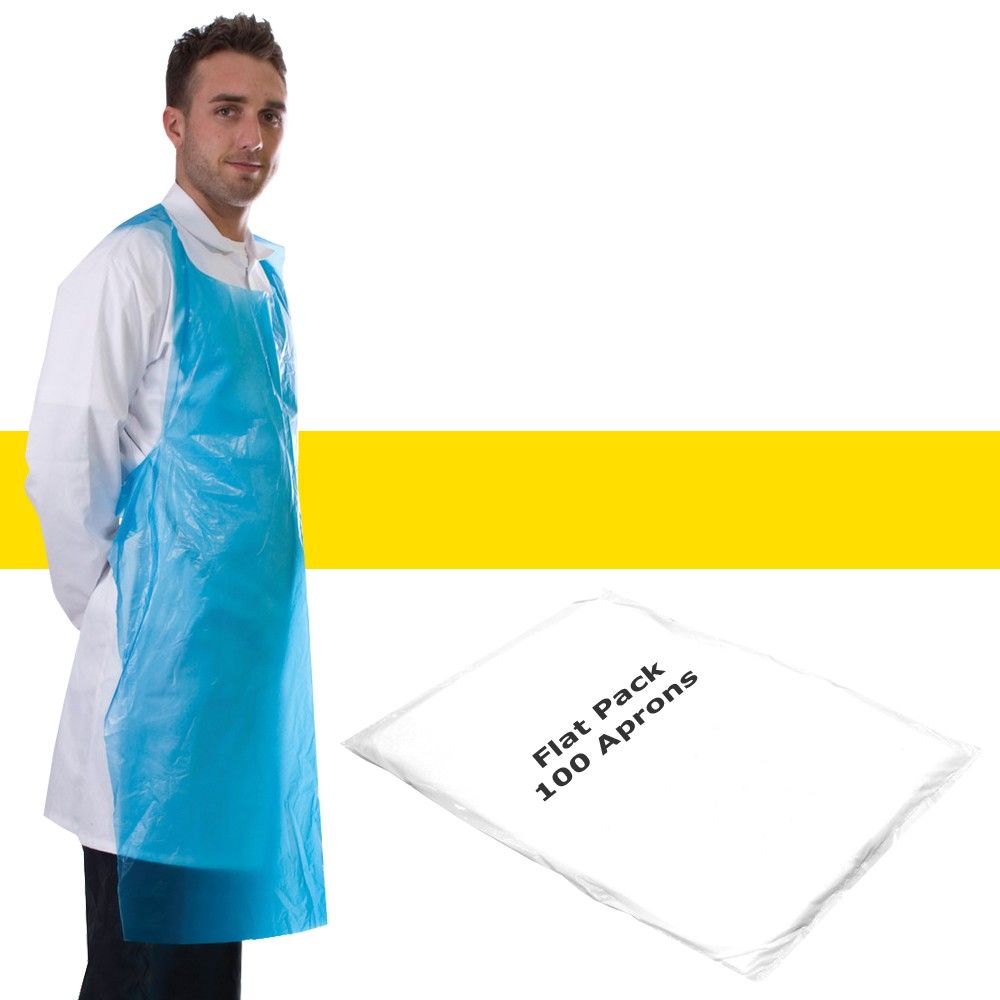 Apron\u0020Polythene\u0020Yellow\u0020Flat\u0020Pack\u0020\u007C\u0020Pack\u0020of\u0020100