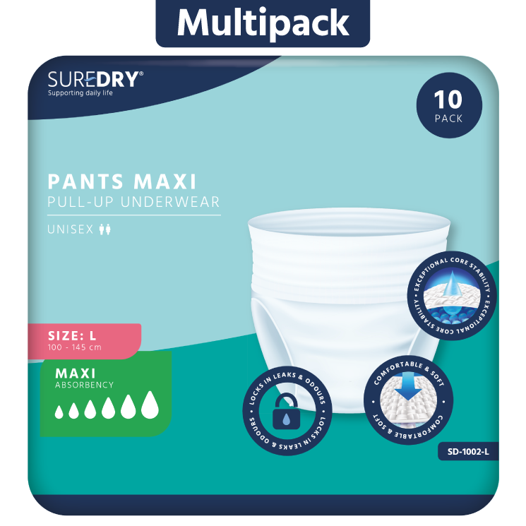 SureDry\u0020Incontinence\u0020Pants\u0020Maxi\u0020\u002D\u0020Large\u0020\u002D\u0020Pack\u002010\u0020\u002D\u0020Case\u00206