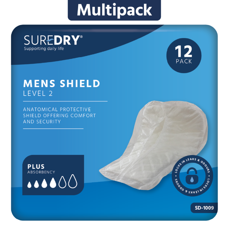 SureDry\u0020Mens\u0020Shield\u0020Incontinence\u0020Pads\u0020\u002D\u0020Level\u00202\u0020\u2013\u0020Pack\u002012\u0020\u002D\u0020Case\u00208