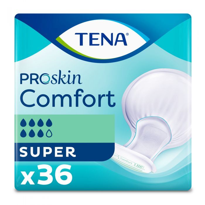 TENA\u0020Proskin\u0020Comfort\u0020Super\u0020Pads\u0020\u002D\u002036\u0020Pack