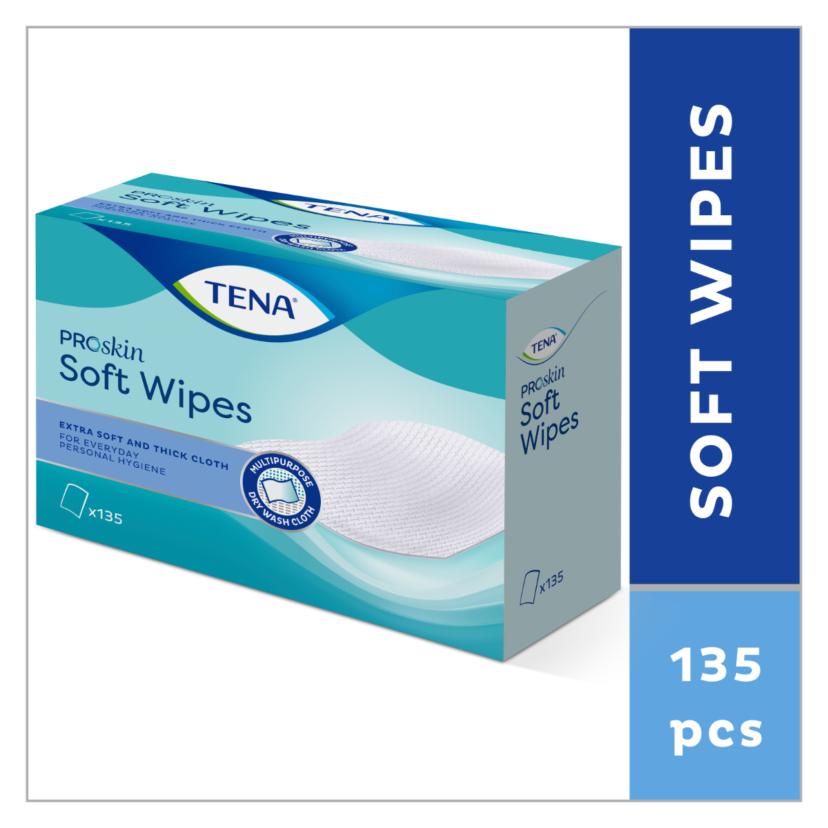 TENA\u0020Proskin\u0020Soft\u0020Wipes\u0020\u002D\u0020135\u0020Pack