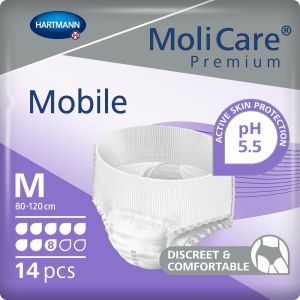 MoliCare Premium Mobile 8 Drop Pants - Medium - 14 Pack | Medium | ND-1549 | Allanda